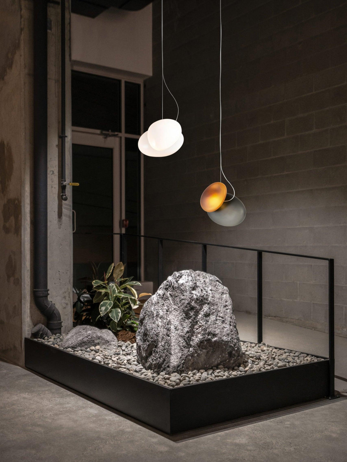 Mervan matglas hanglamp