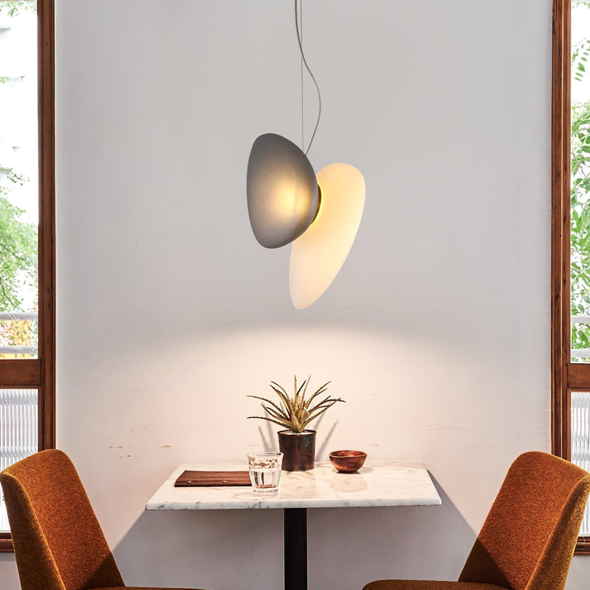 Mervan matglas hanglamp