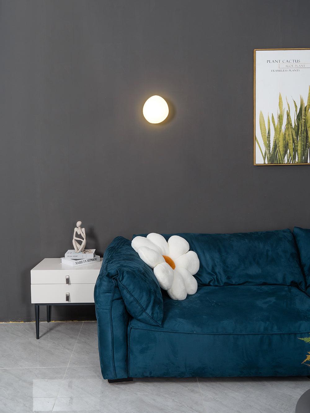 Eirinina wandlamp met bolvormig glas