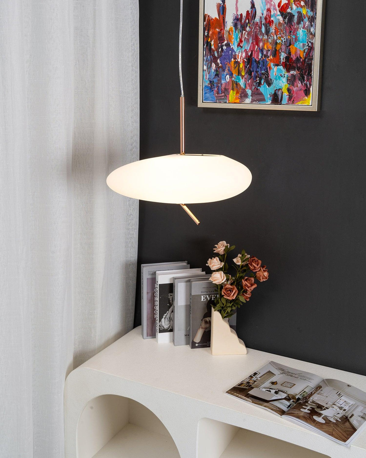 Velarena Moderne hanglamp van glas