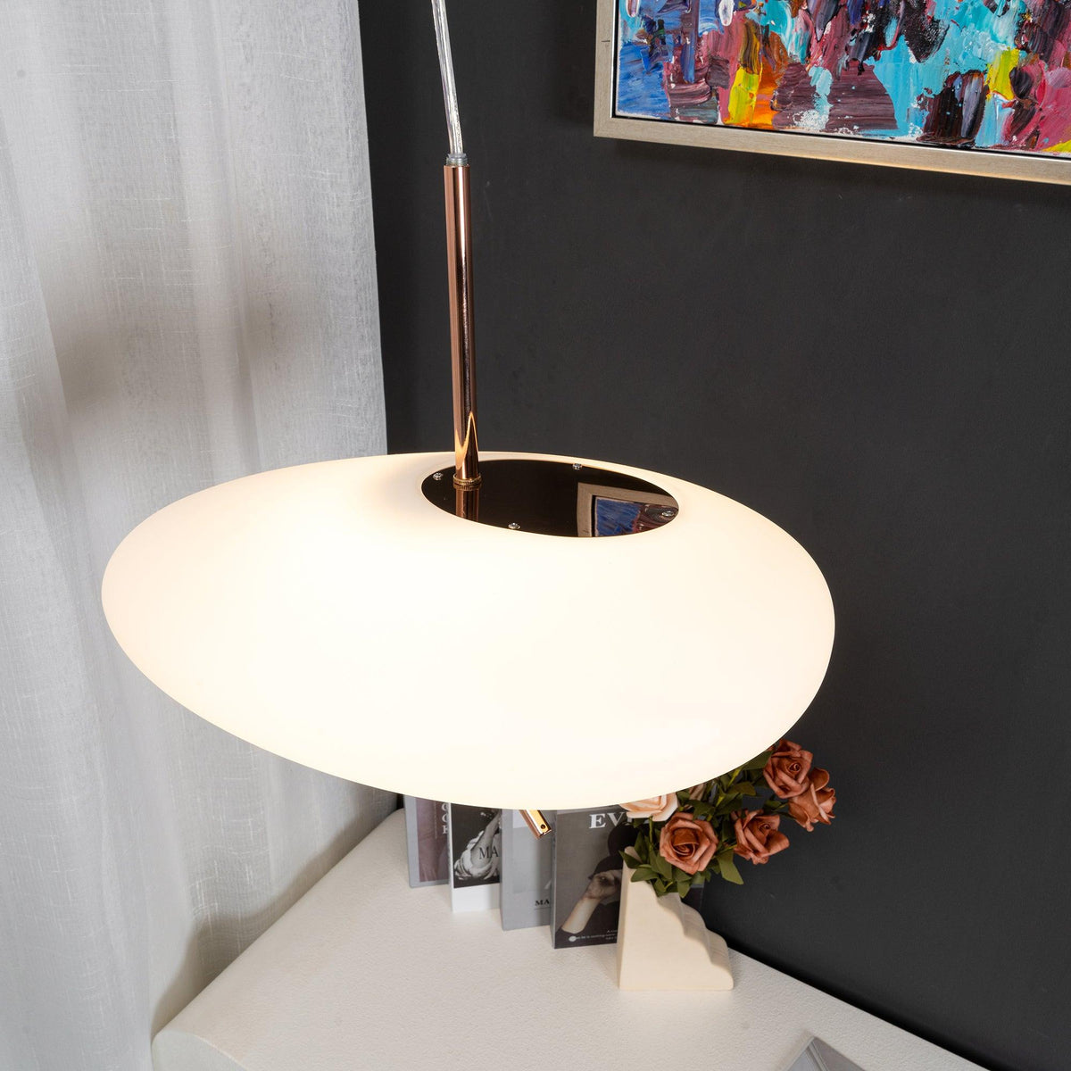 Velarena Moderne hanglamp van glas