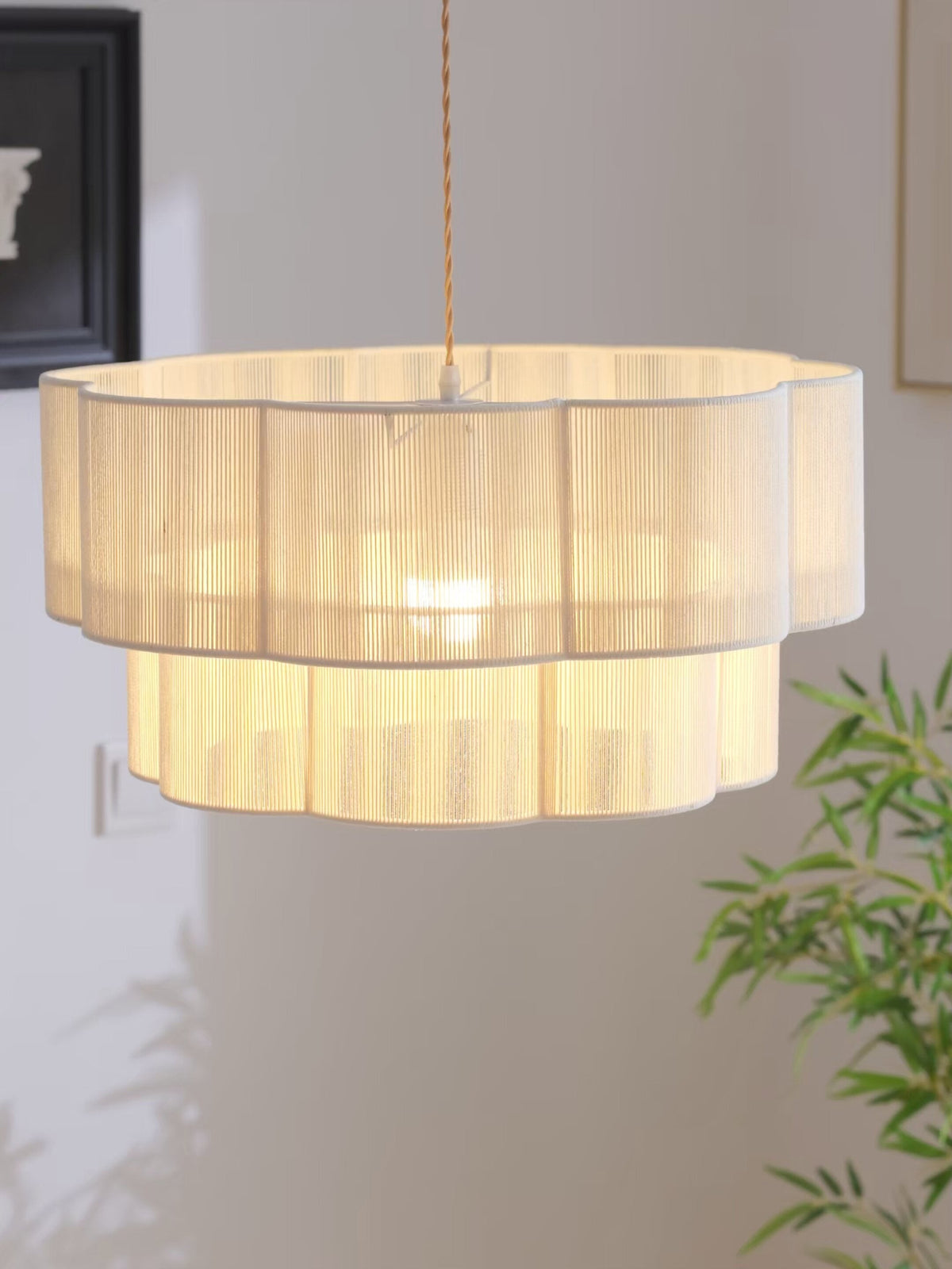 Jensoncombe Hanglamp met katoenen snoer