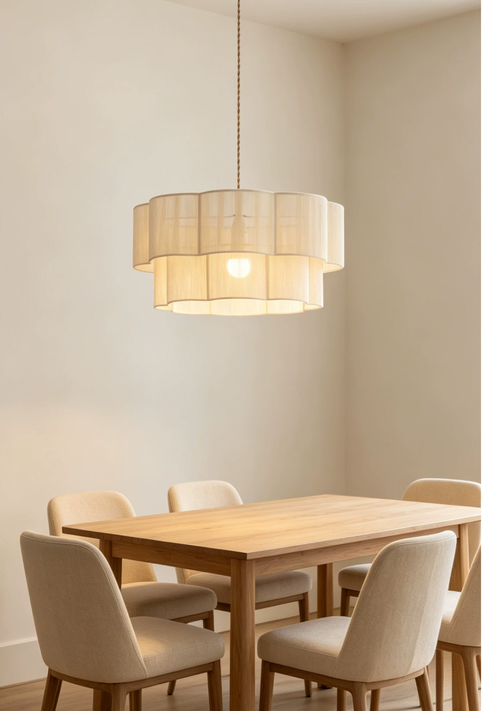 Jensoncombe Hanglamp met katoenen snoer