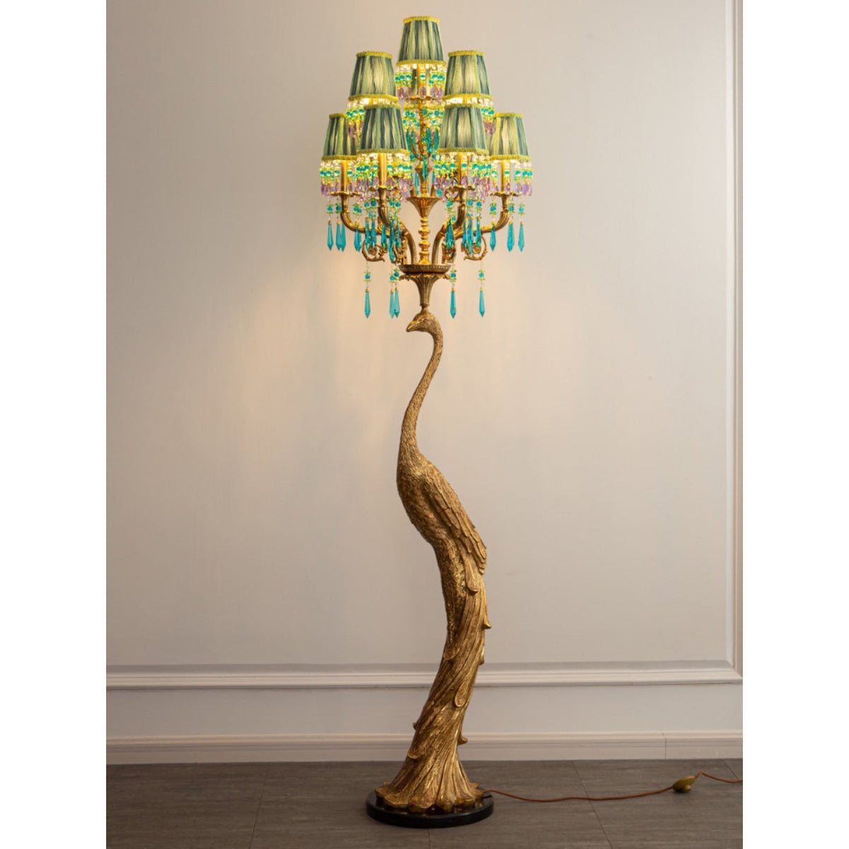 Pavona vloerlamp & groen