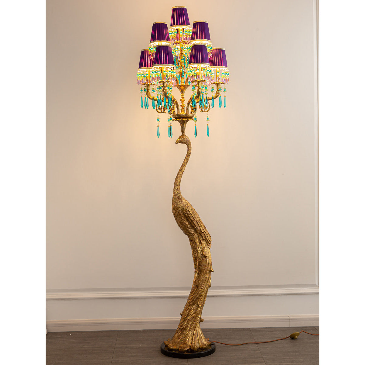 Pavona vloerlamp & groen
