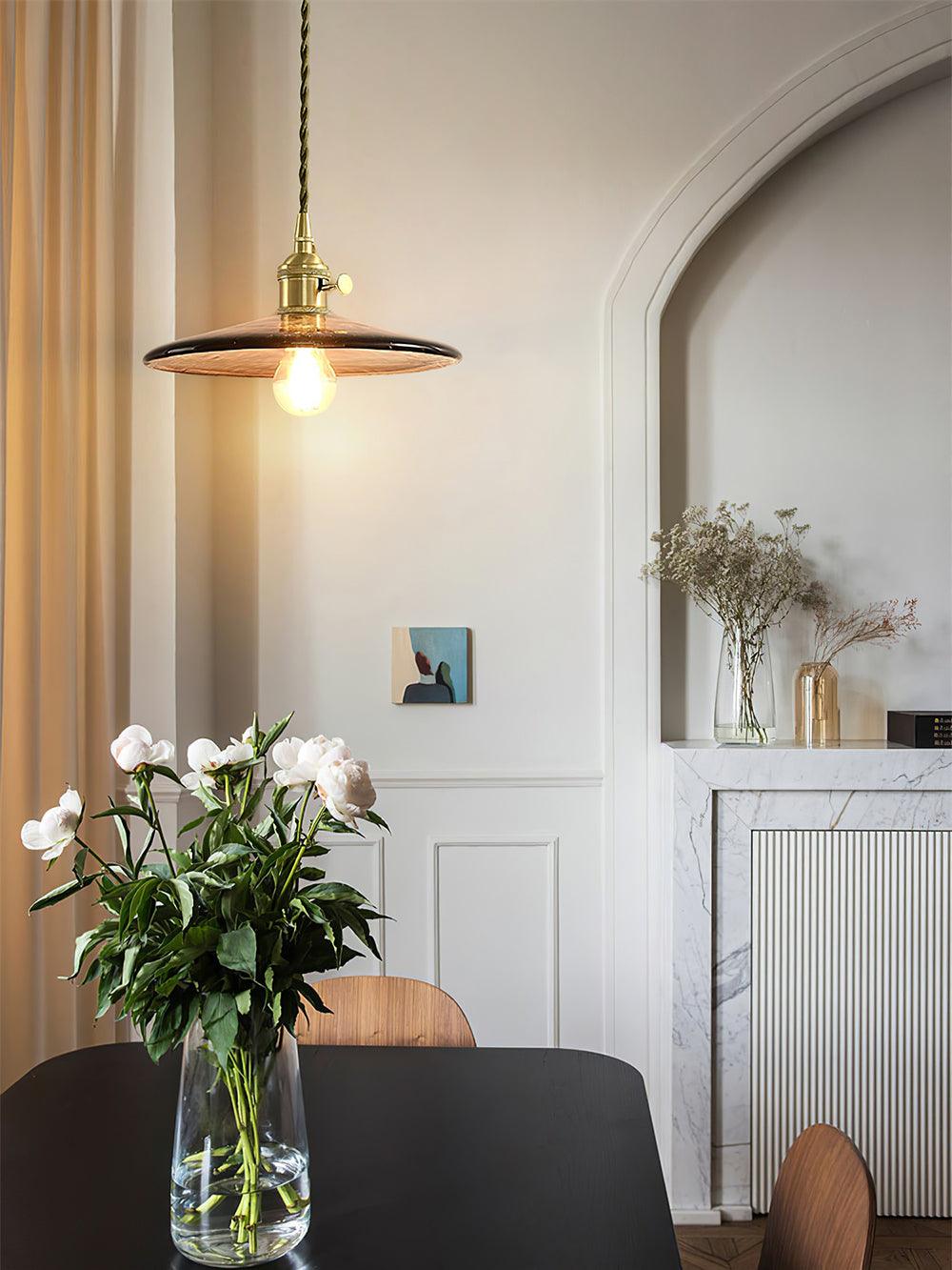 Sage Vintage glas hanglamp