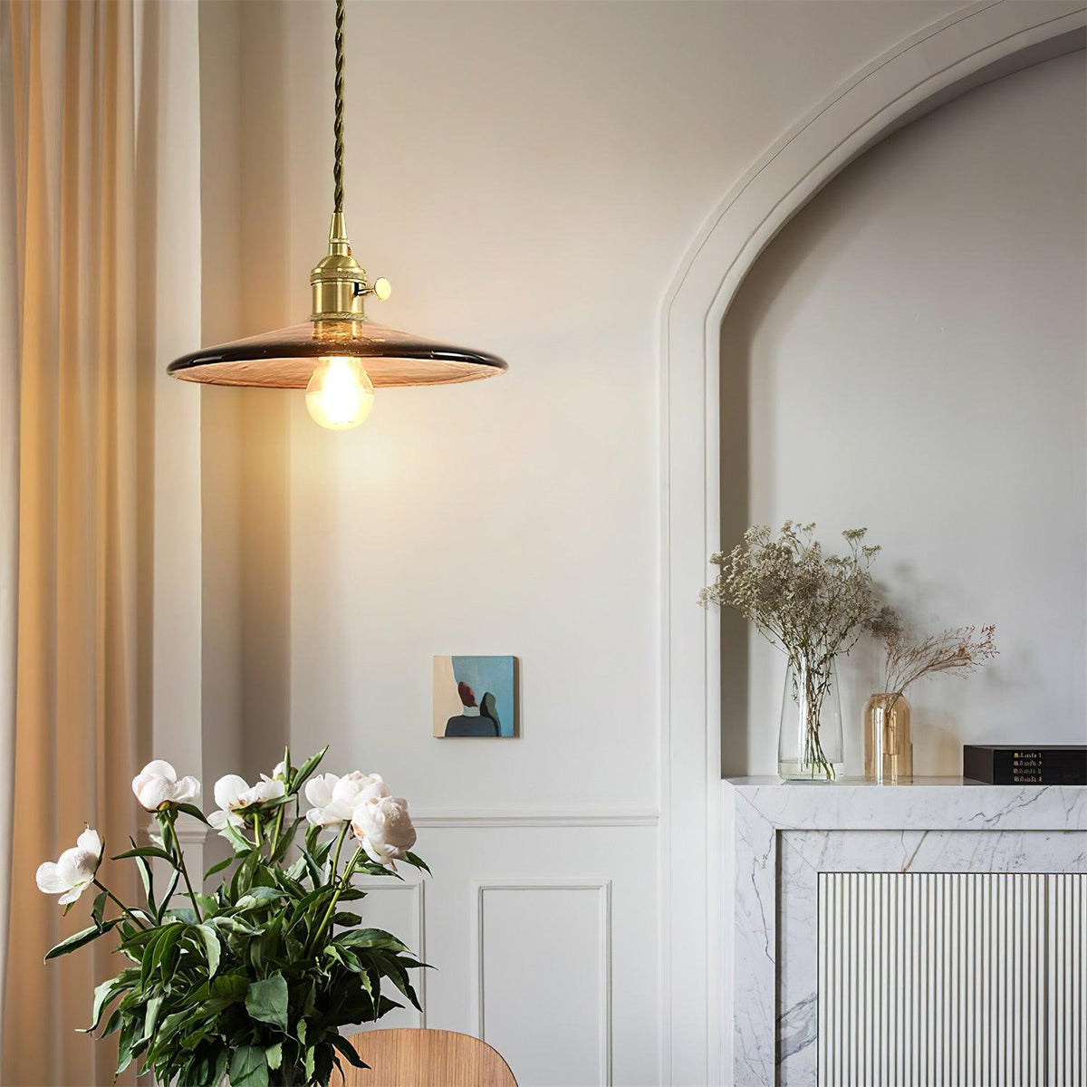 Sage Vintage glas hanglamp