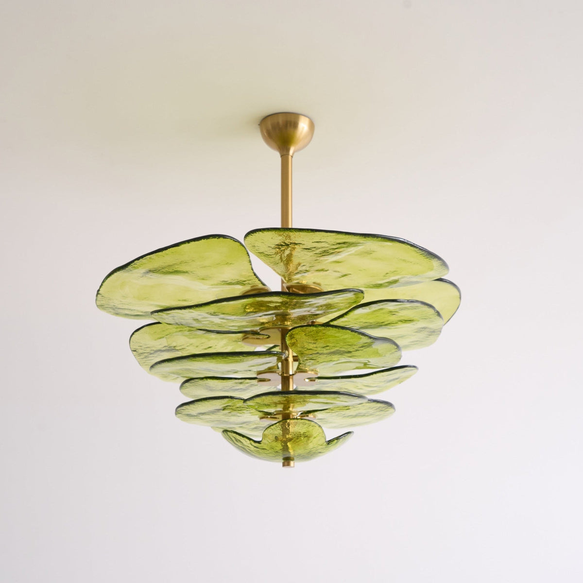 Crivs Kroonluchter Goud Murano-glas Bloemblaadjes Luxe