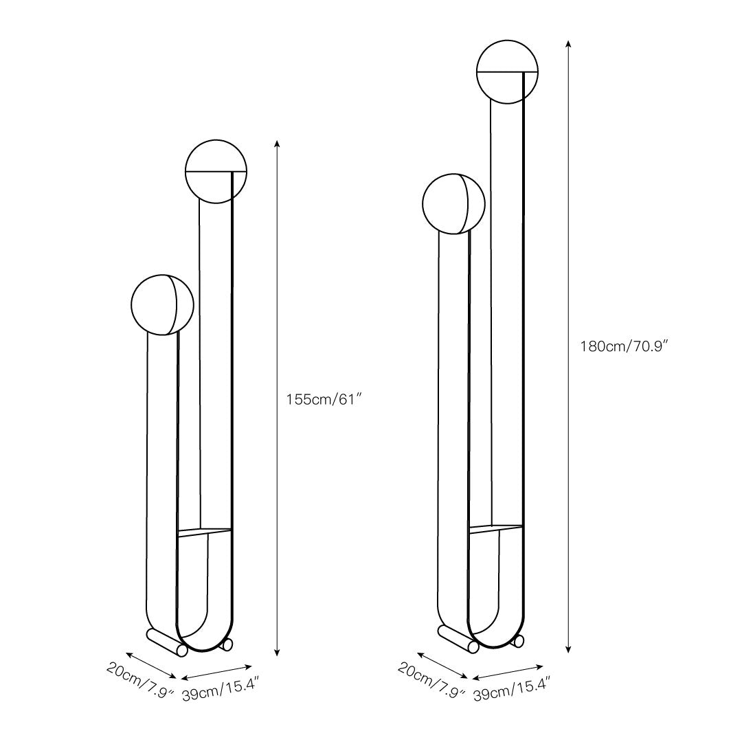 Asym vloerlamp