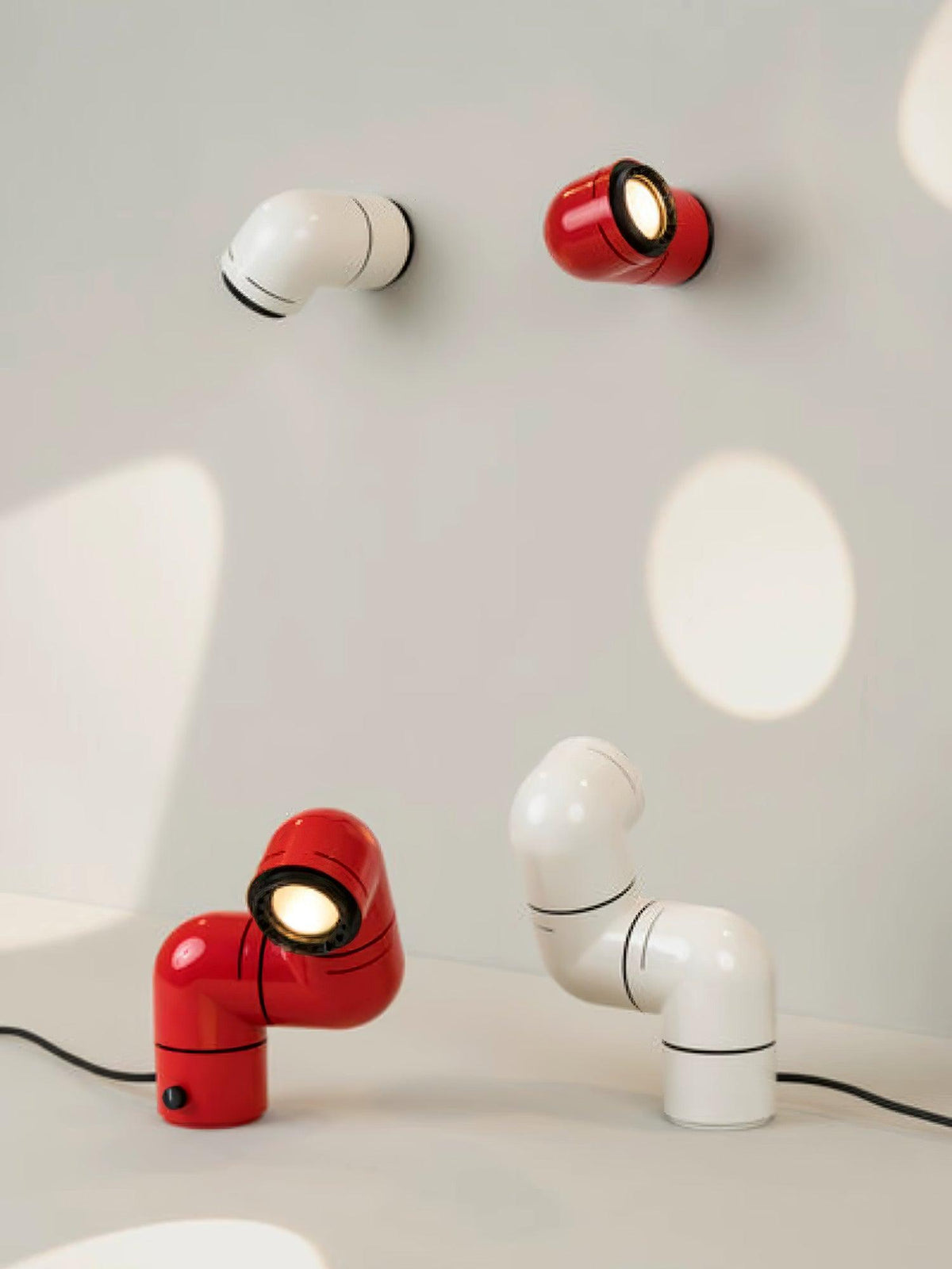 Sixu Moderne minimalistische unieke wandlamp in rood