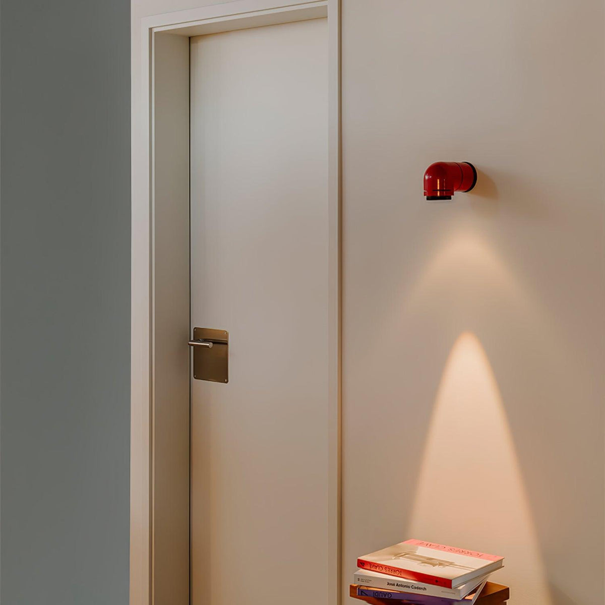 Sixu Moderne minimalistische unieke wandlamp in rood
