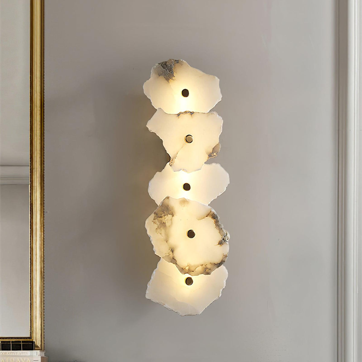 Alaeila Floral Cluster albasten wandlamp