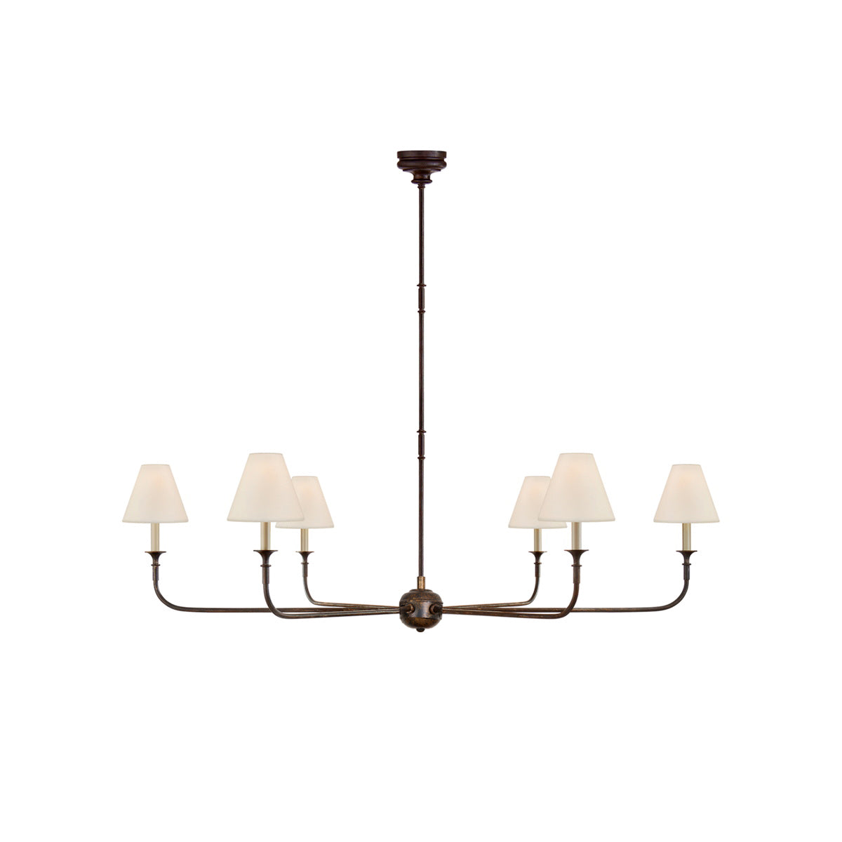 Arthaila Vintage Industrial Grote Stoffen Kroonluchter