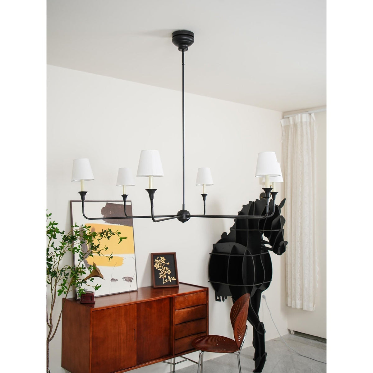 Arthaila Vintage Industrial Grote Stoffen Kroonluchter