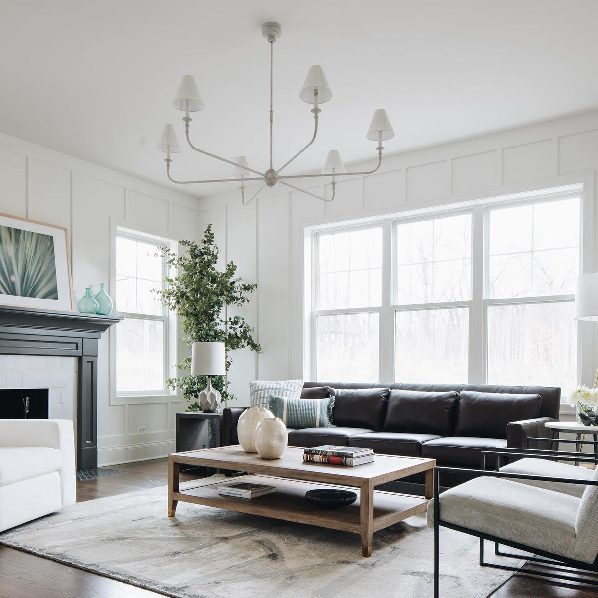 Arthaila Vintage Industrial Grote Stoffen Kroonluchter