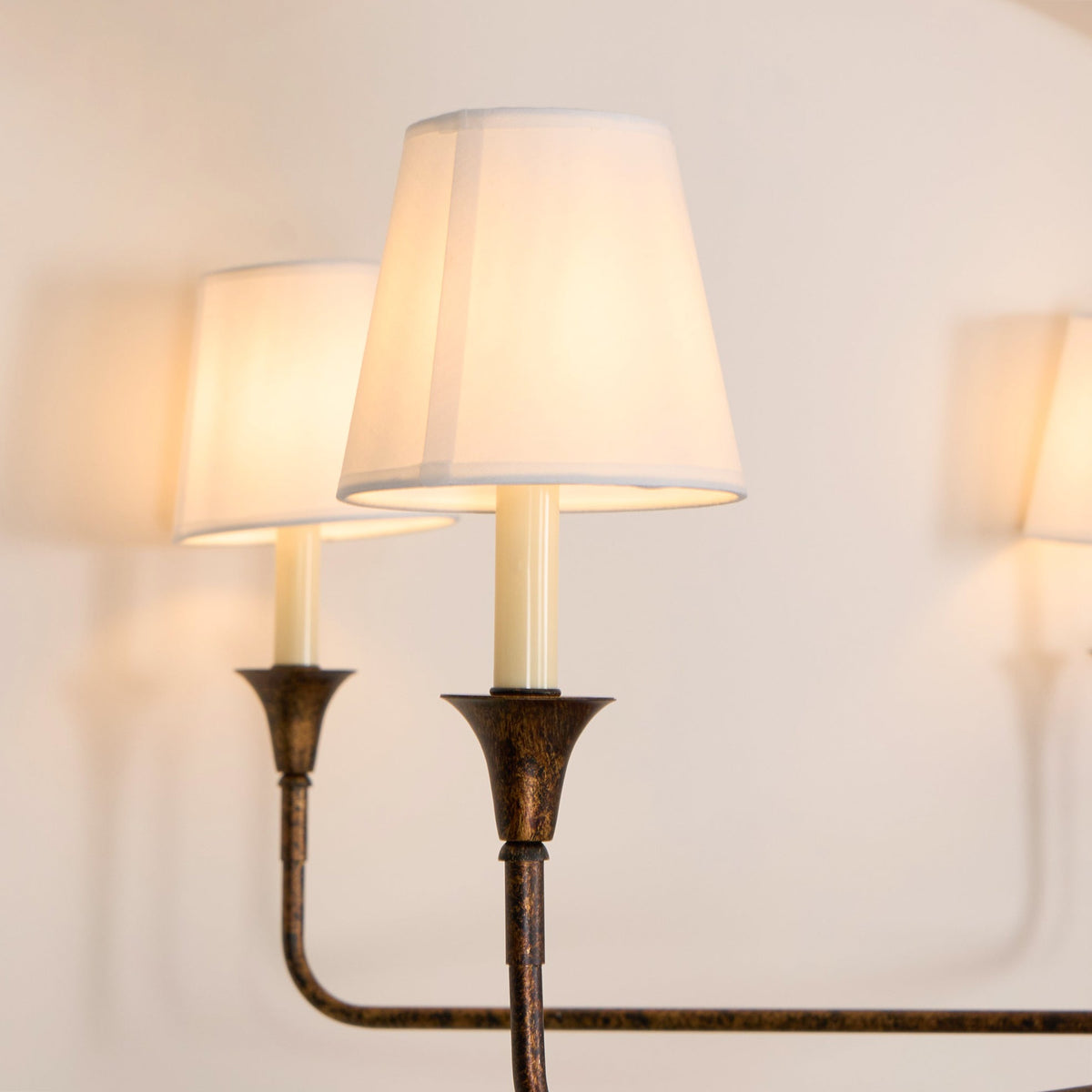 Arthaila Vintage Industrial Grote Stoffen Kroonluchter