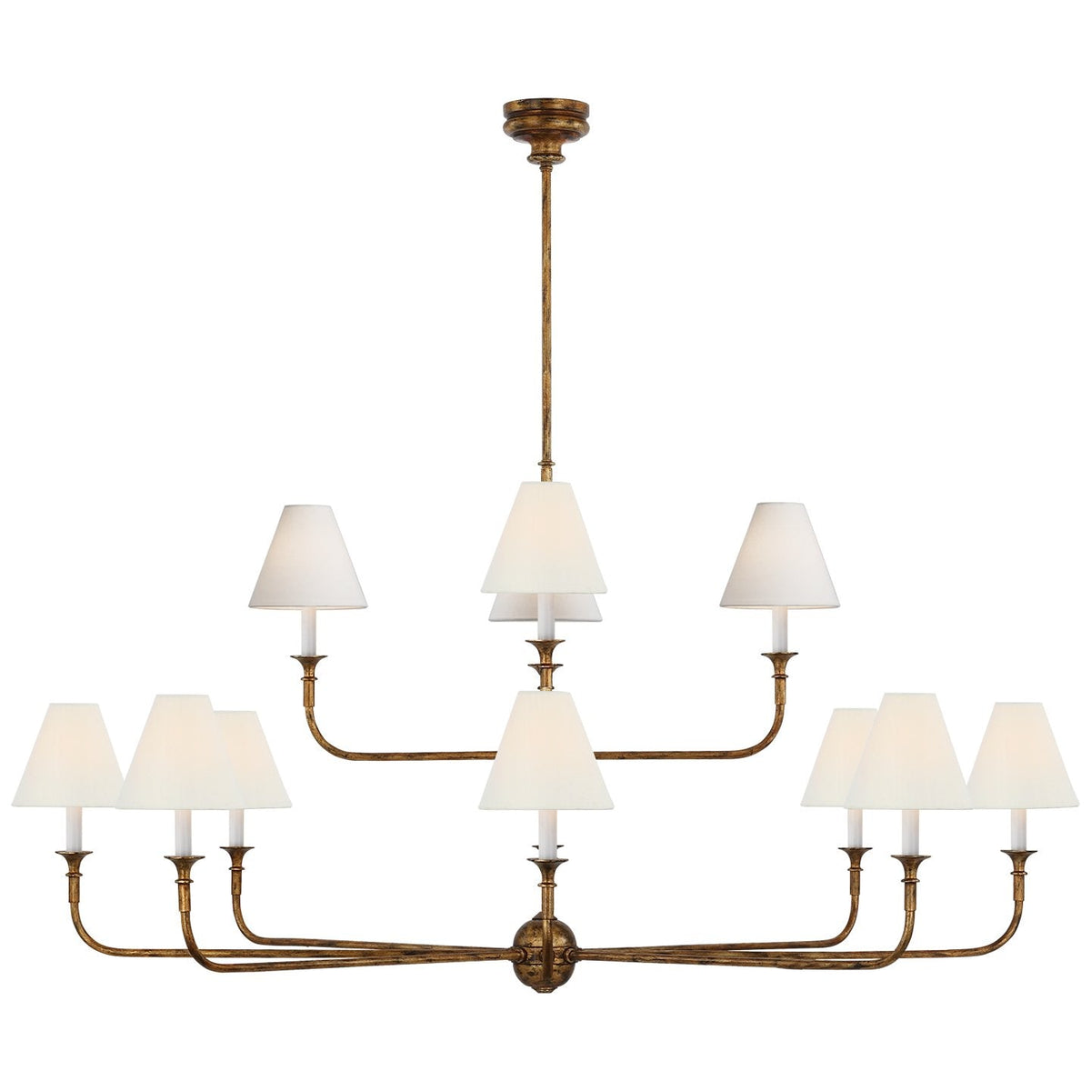 Lioroelia hanglamp zwart kaars afgeplat