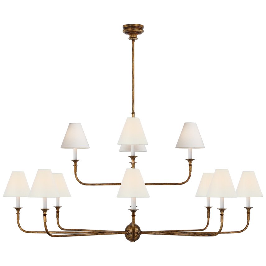 Lioroelia hanglamp zwart kaars afgeplat