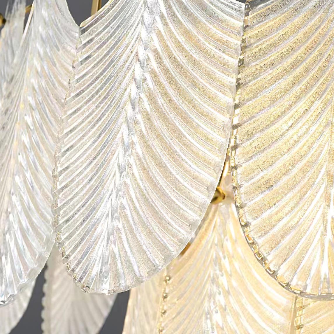 Celoaine wandlamp messing Murano glas