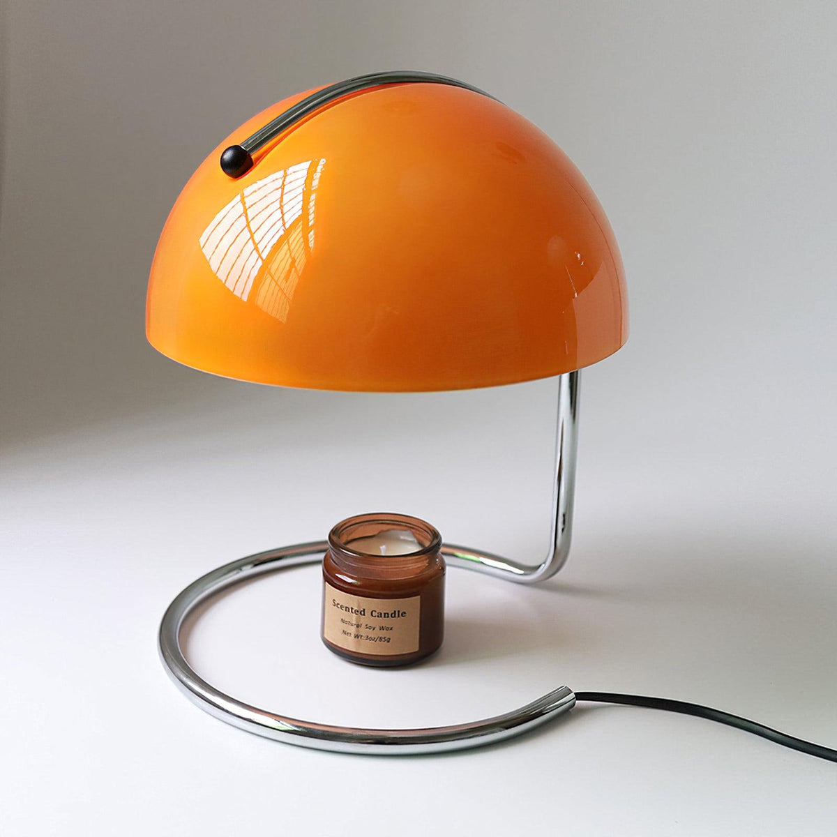 Caelis moderne tafellamp in oranje