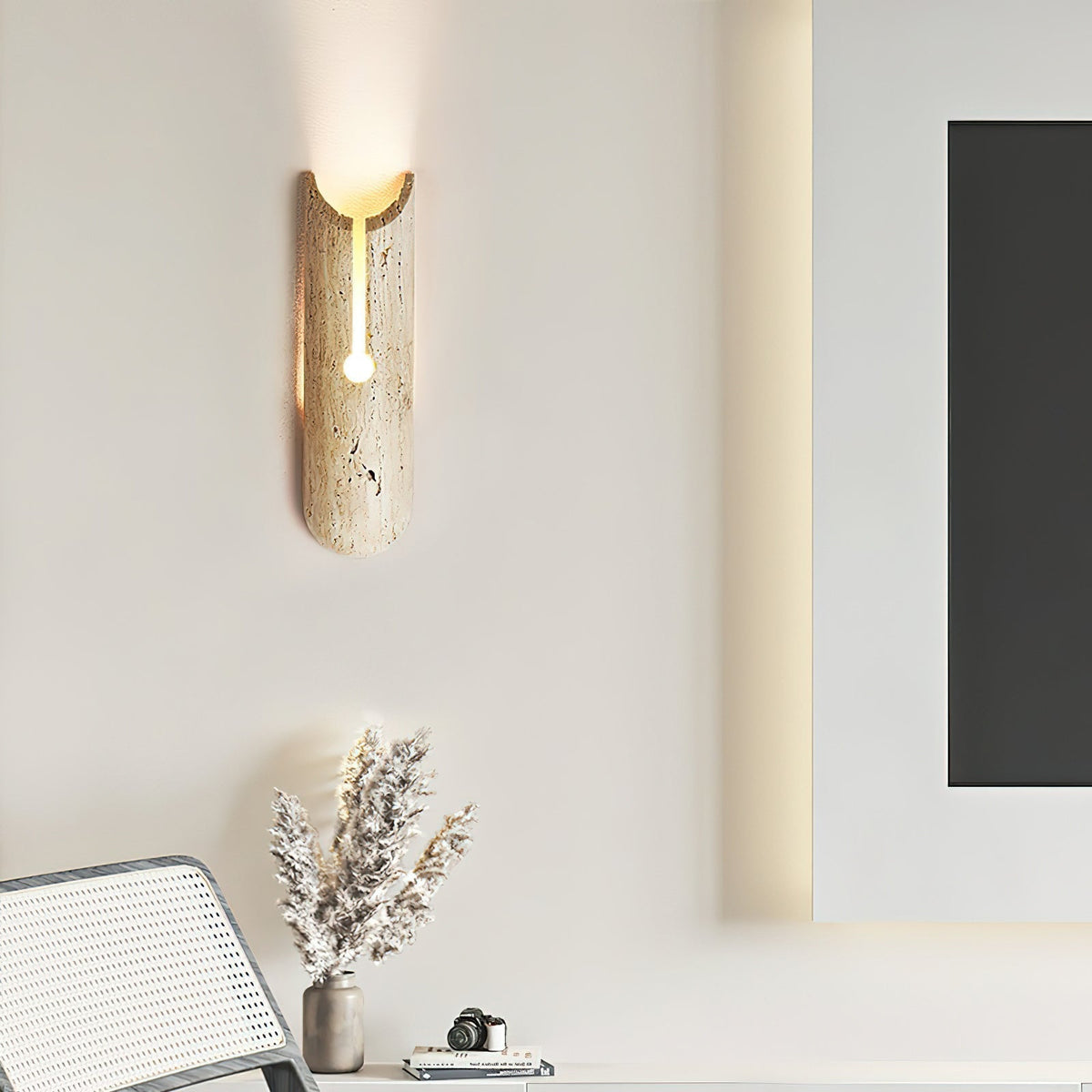 Olnorila travertin wandlamp