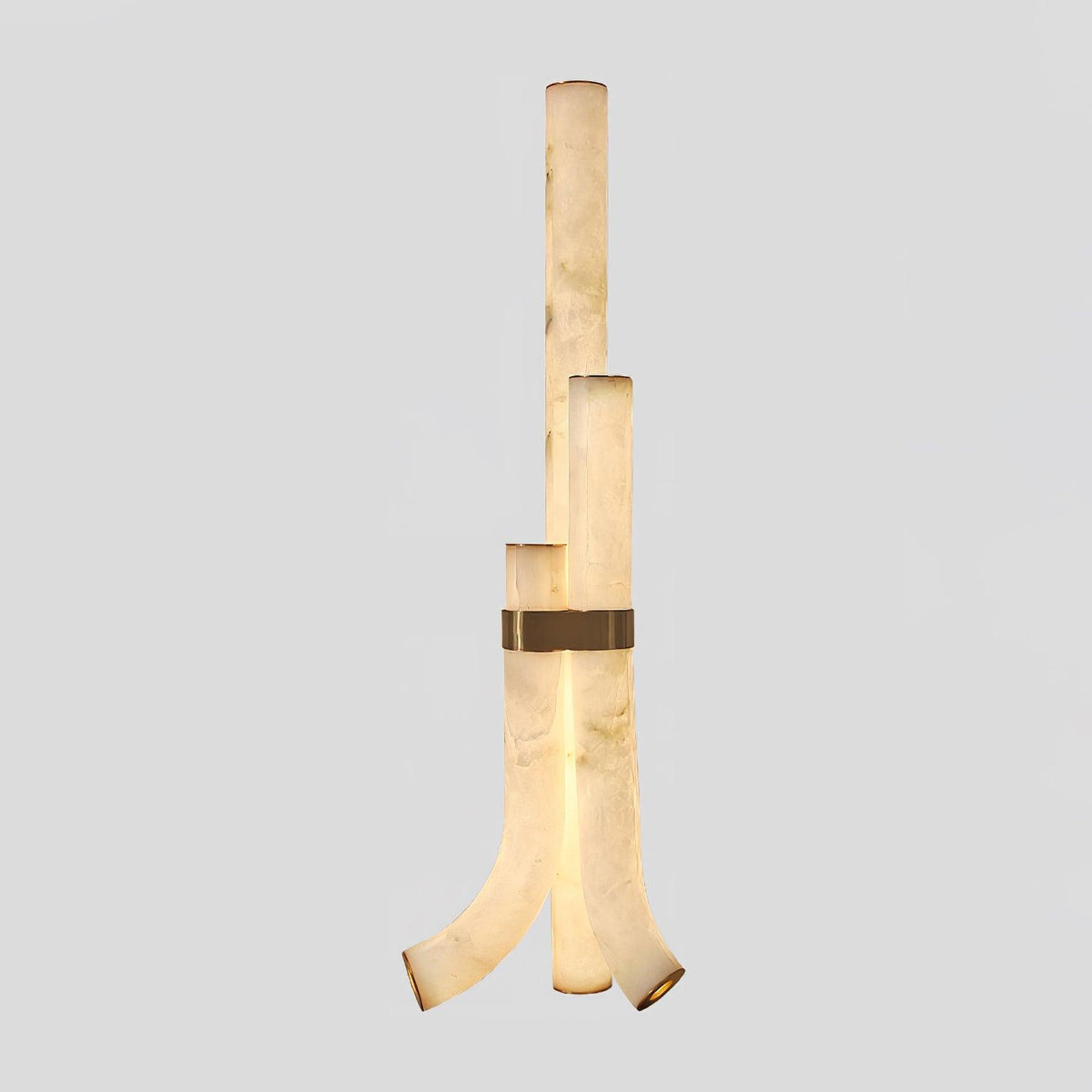 Nivoena vloerlamp van albast