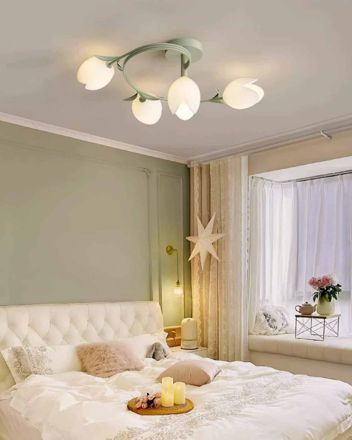 Lumuel 6-Light Tulip plafondlamp