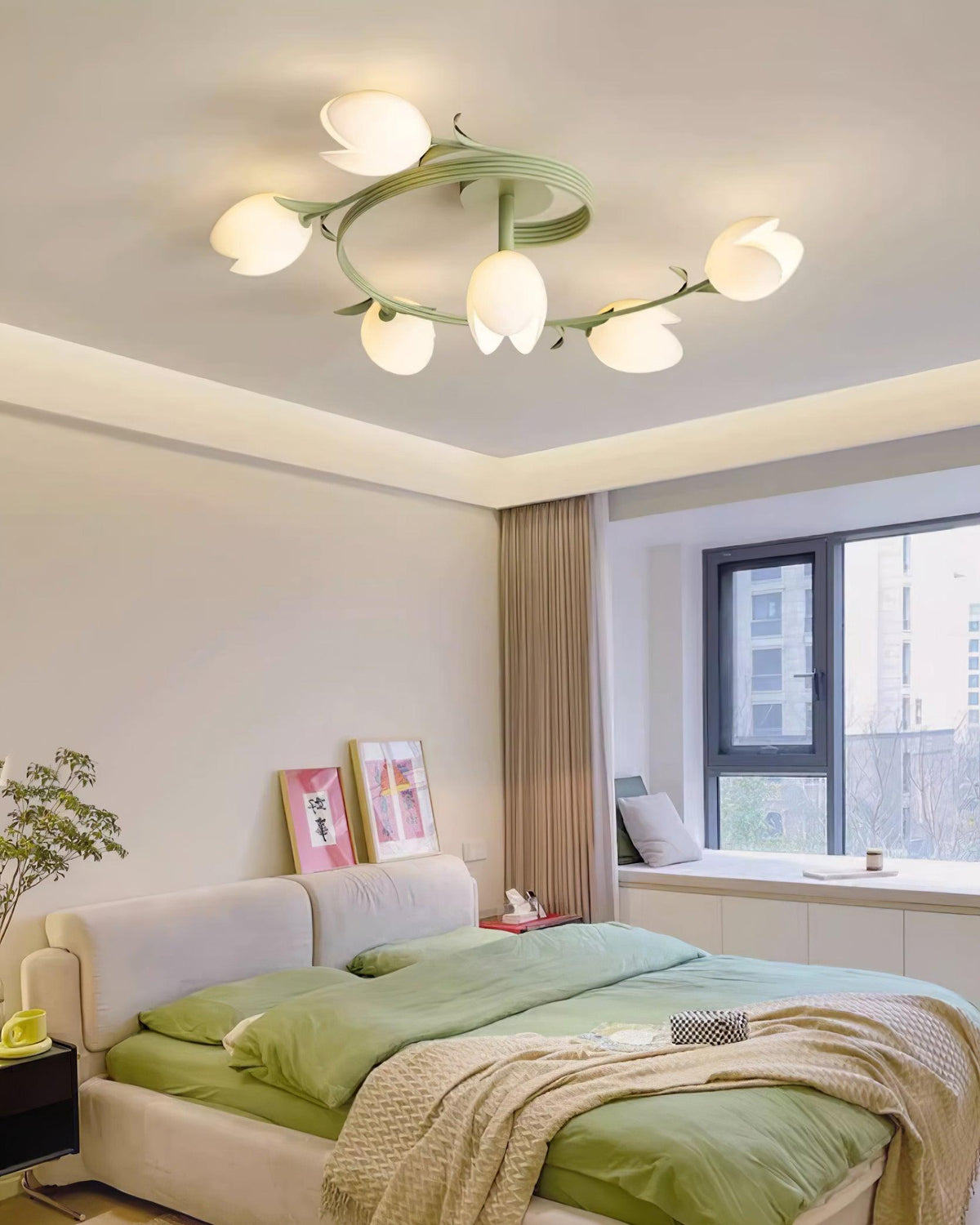 Lumuel 6-Light Tulip plafondlamp