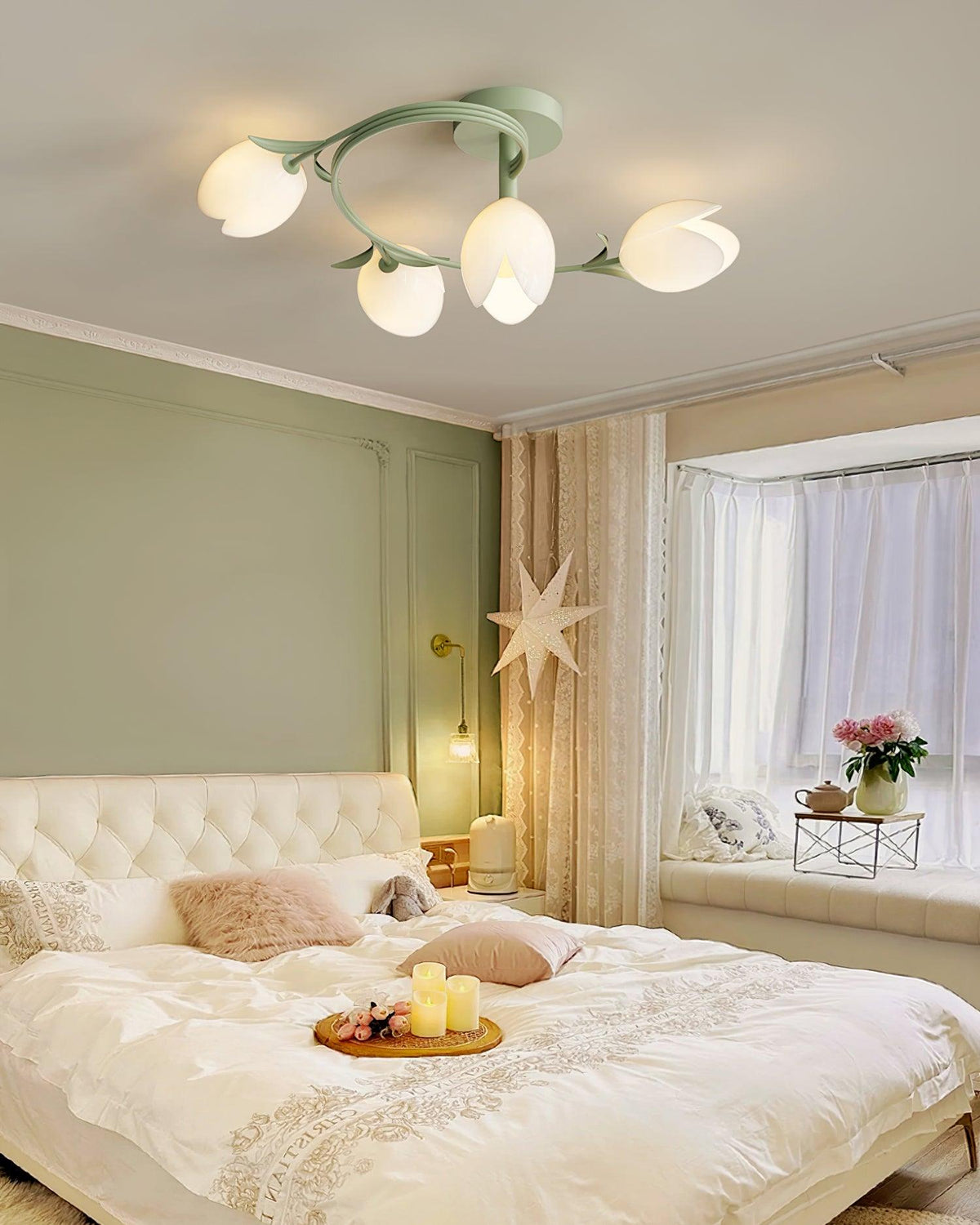 Lumuel 6-Light Tulip plafondlamp