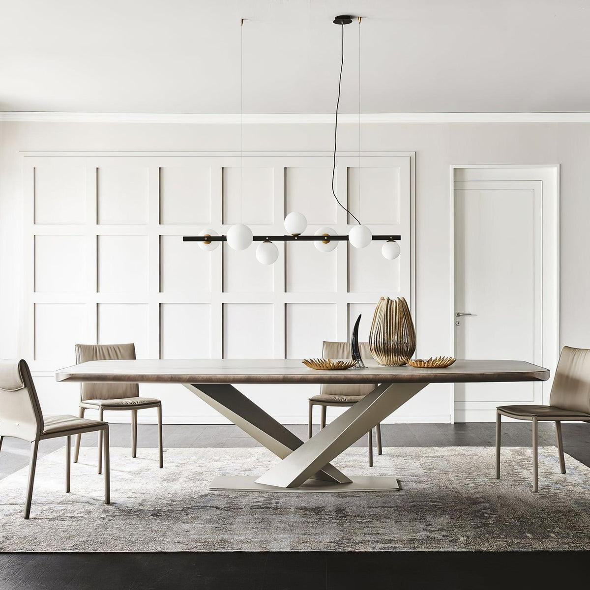 Eireraine Moderne hanglamp van glas