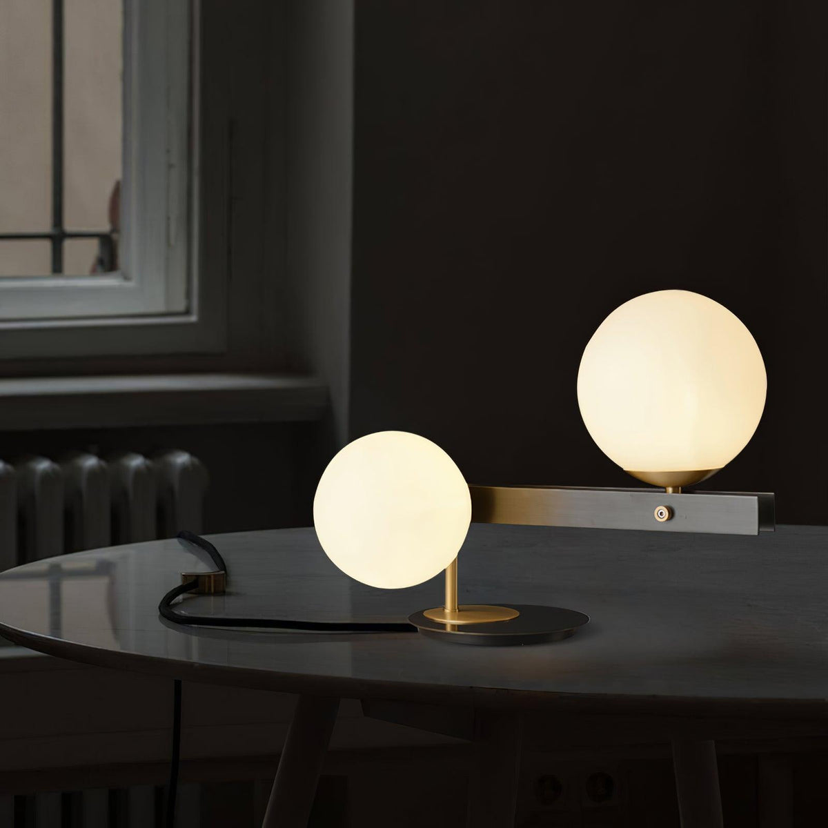 Veloella moderne tafellamp van glas
