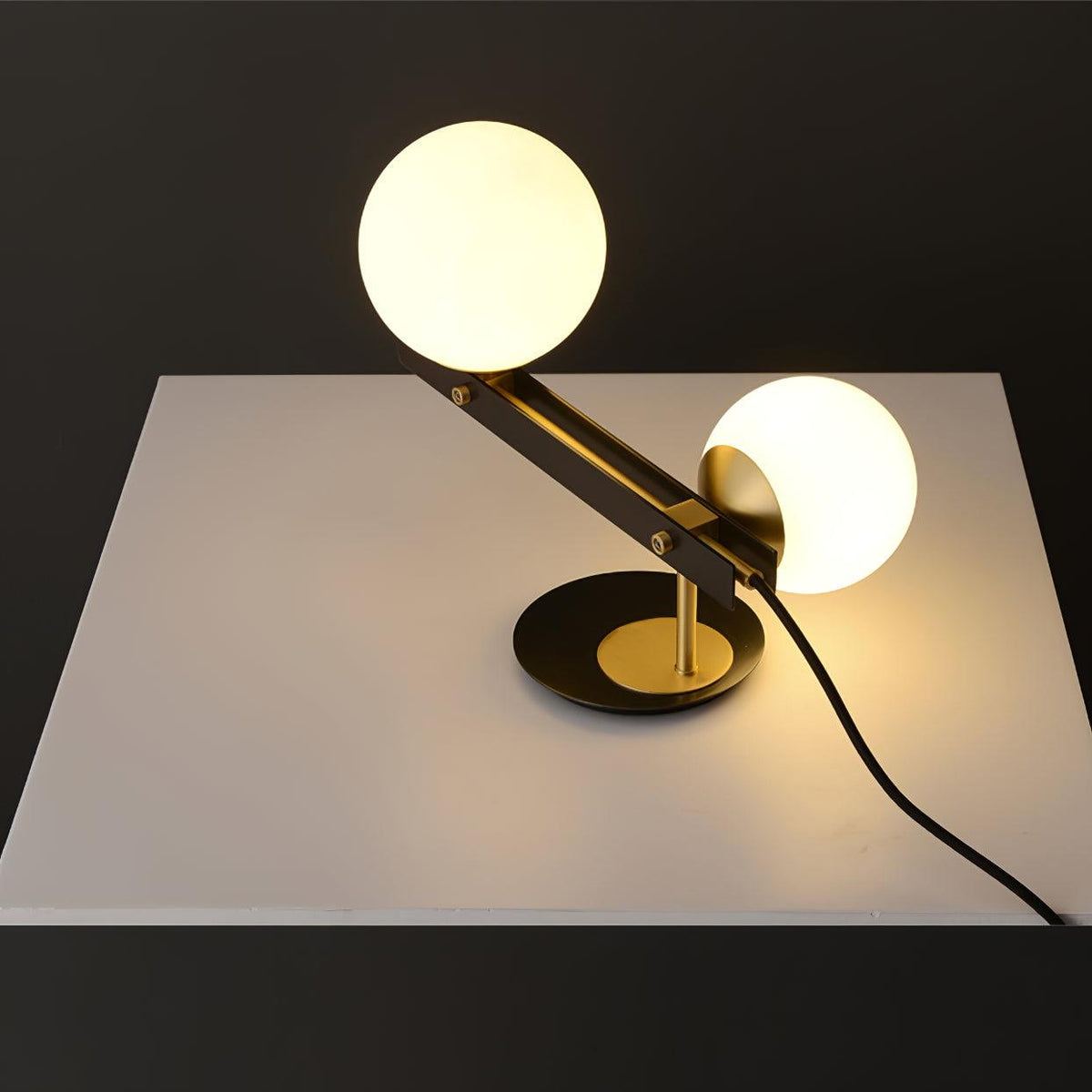 Veloella moderne tafellamp van glas