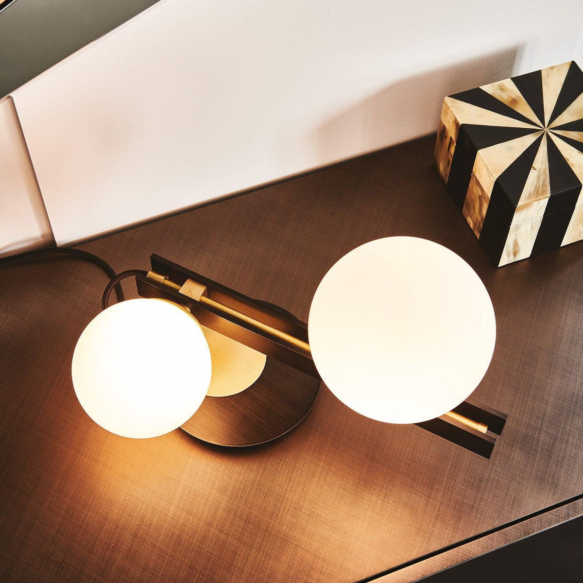 Veloella moderne tafellamp van glas