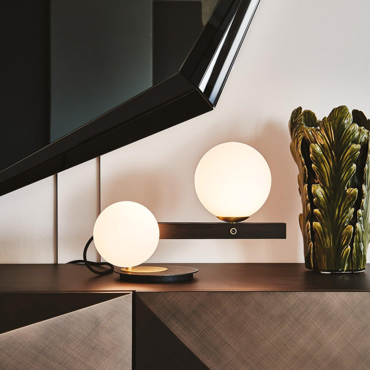 Veloella moderne tafellamp van glas