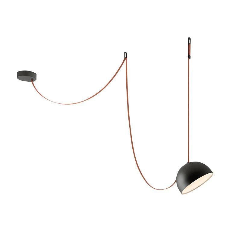 Elarok Moderne minimalistische combinatie hanglamp van leer