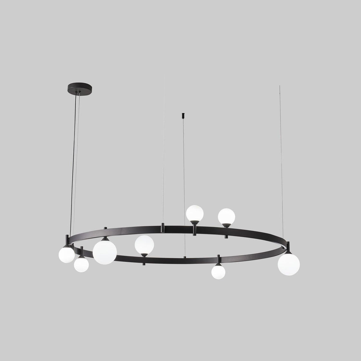 Orel hanglamp ronde zwarte ring