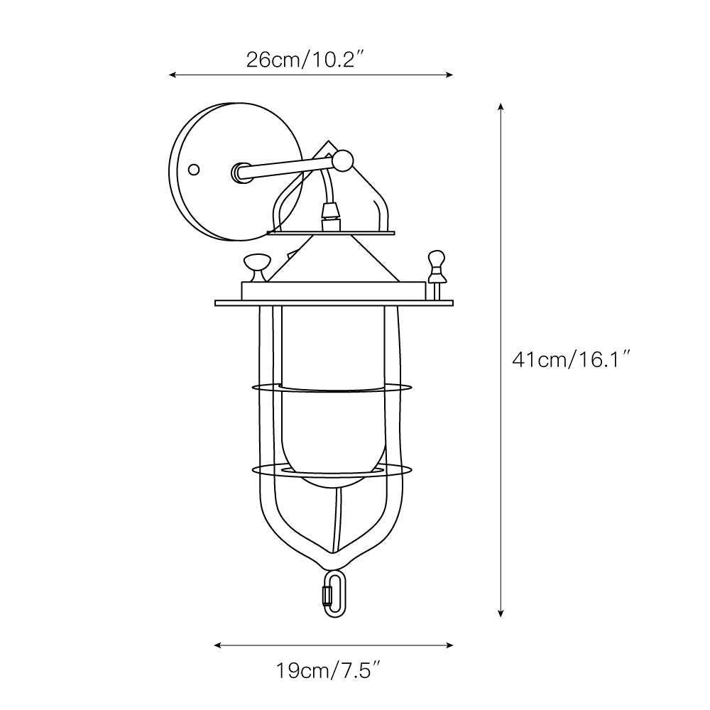 Zatheir wandlamp