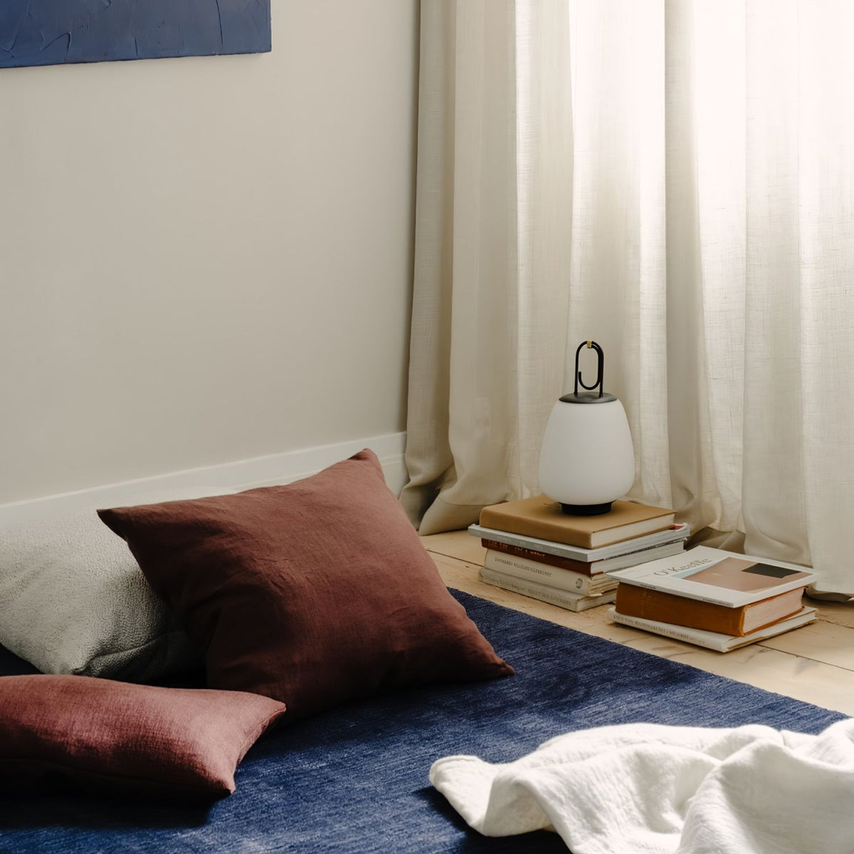 Olloril moderne tafellamp van glas