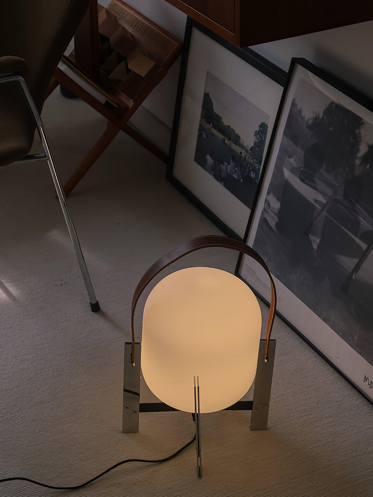 Harper Minimalistische tafellamp van glas