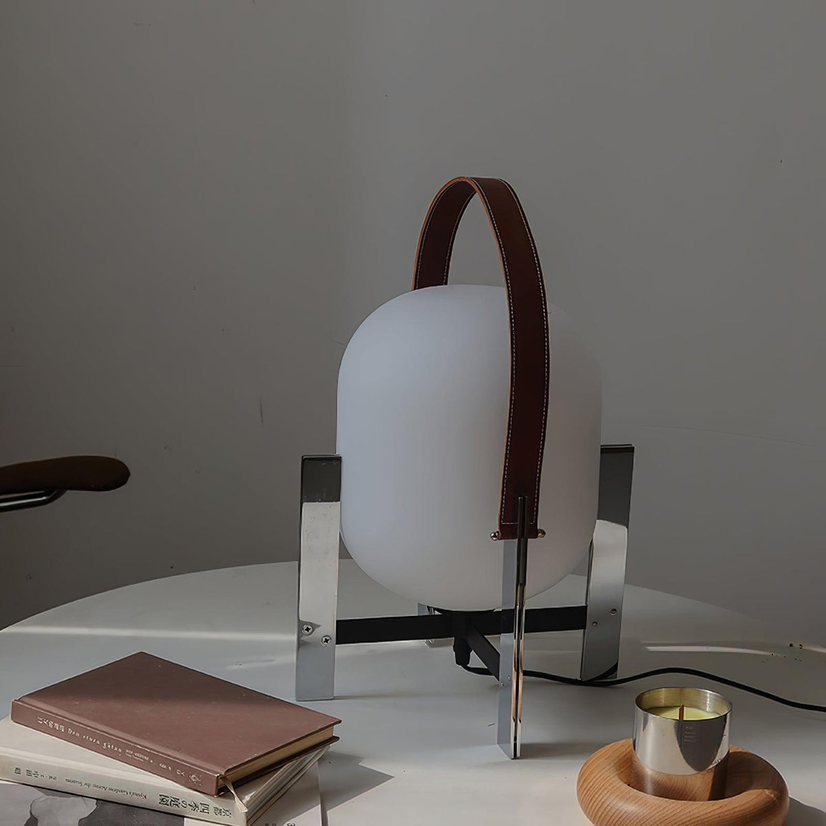 Harper Minimalistische tafellamp van glas