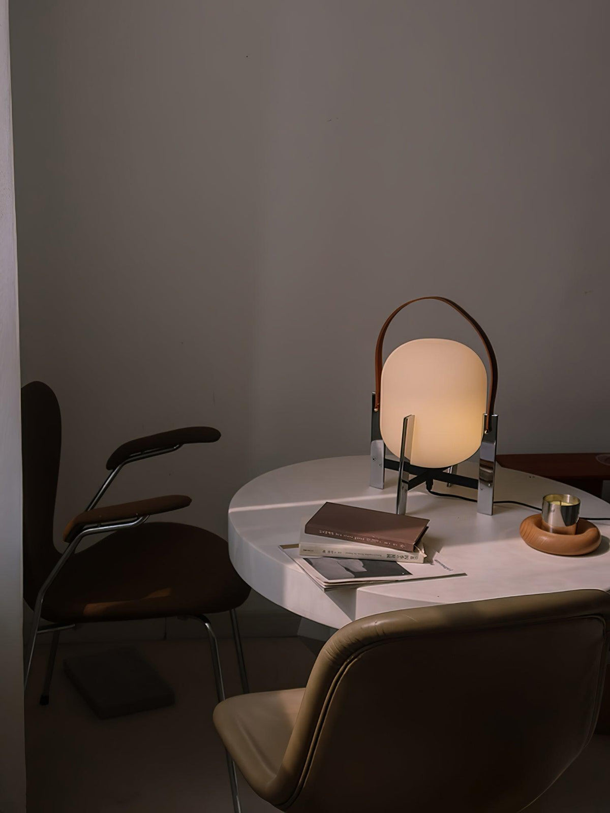 Harper Minimalistische tafellamp van glas