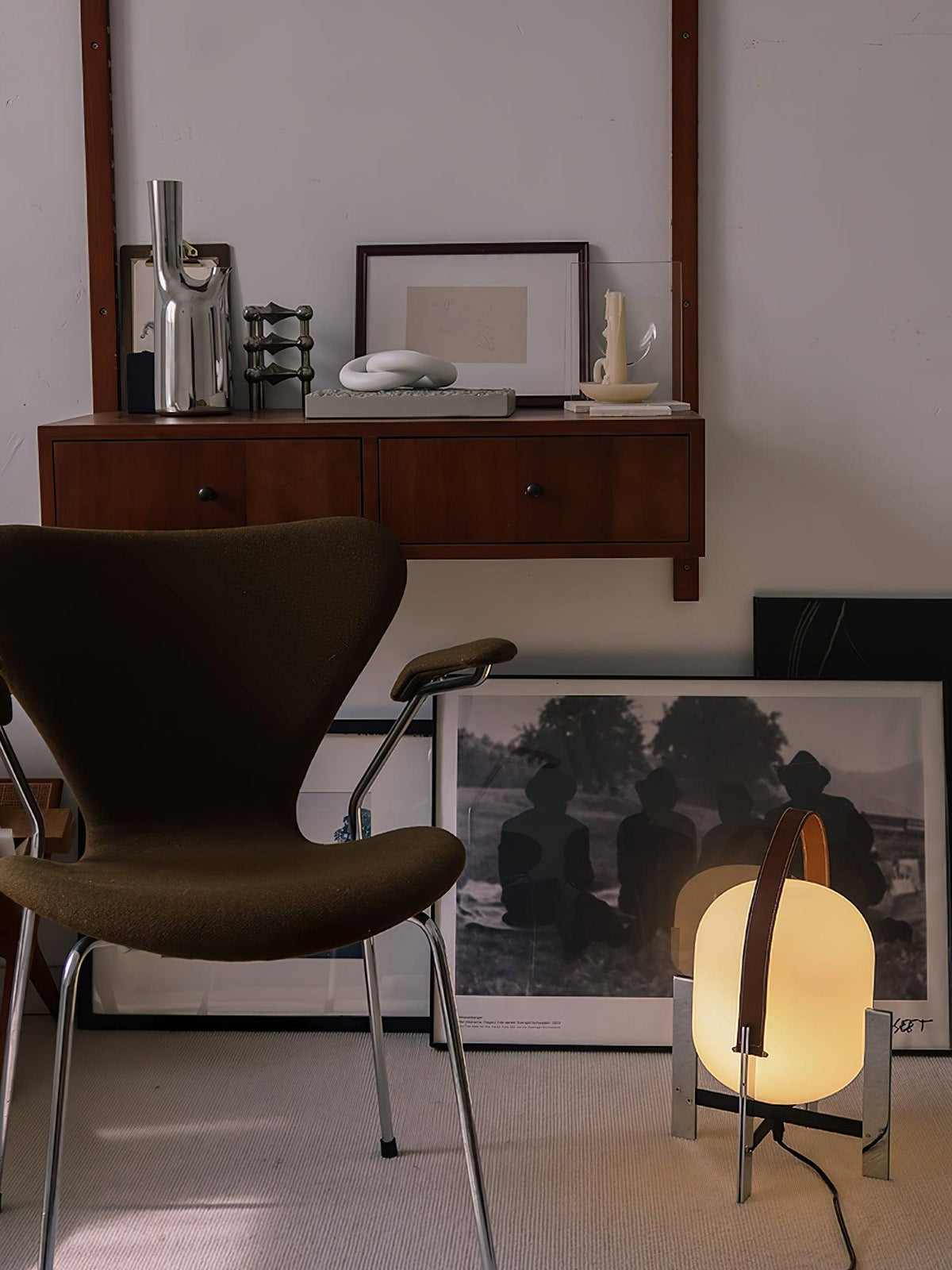 Harper Minimalistische tafellamp van glas