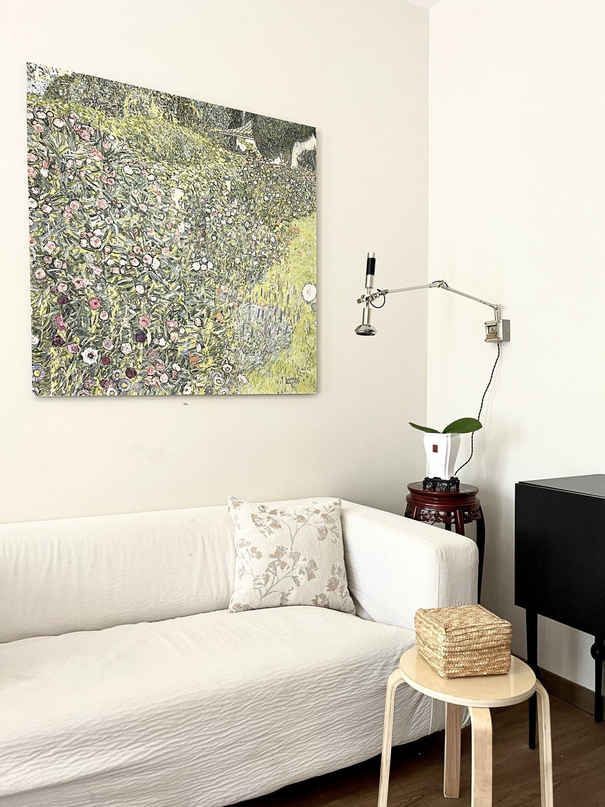 Perv wandlamp met lichtstraal
