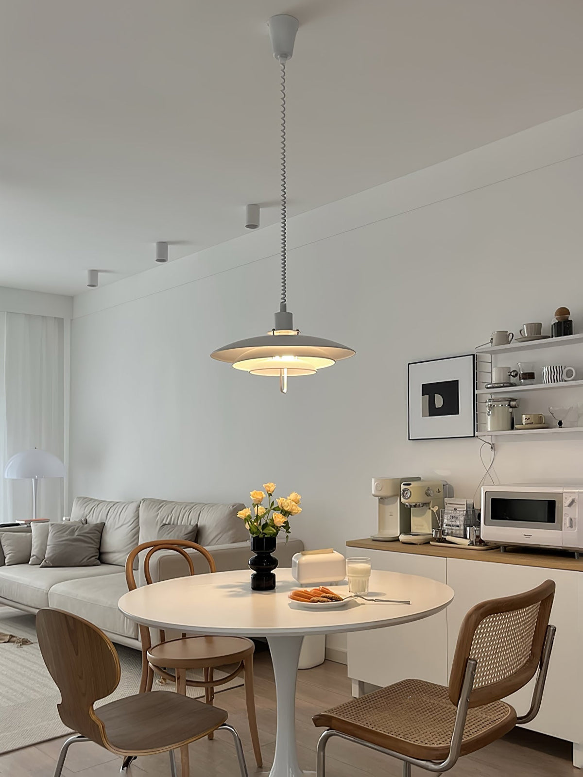 Divor Aluminium glamoureus hanglamp