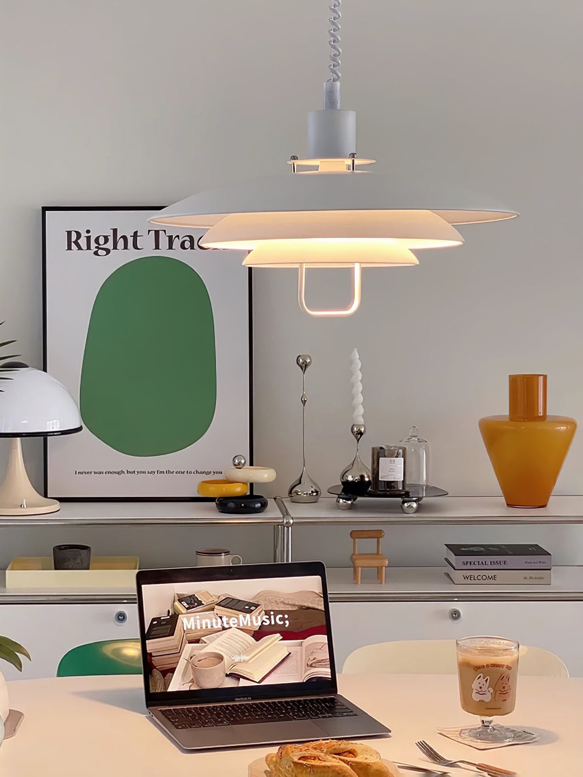 Divor Aluminium glamoureus hanglamp