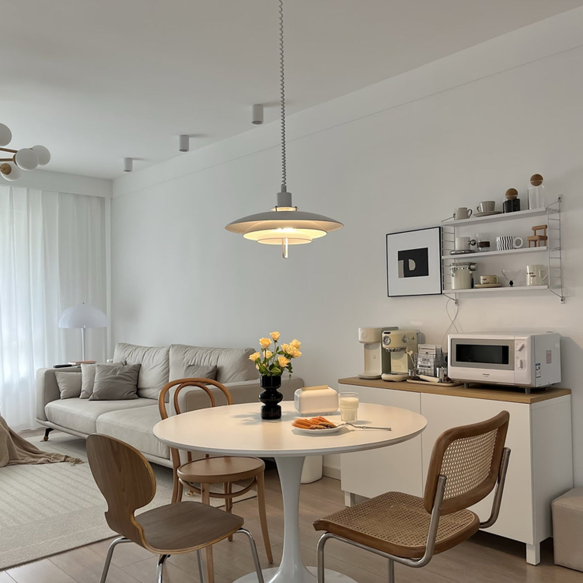 Divor Aluminium glamoureus hanglamp