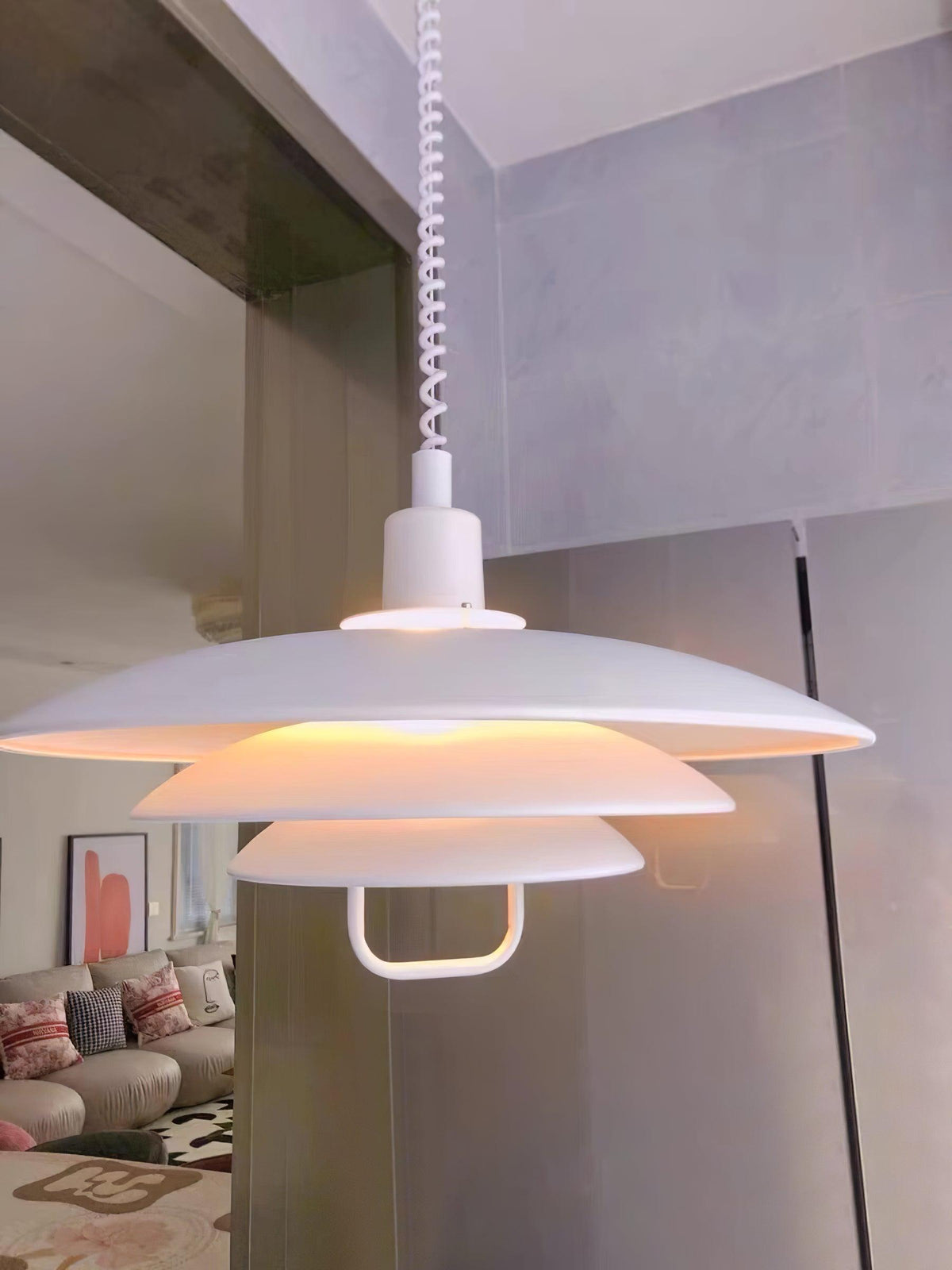 Divor Aluminium glamoureus hanglamp