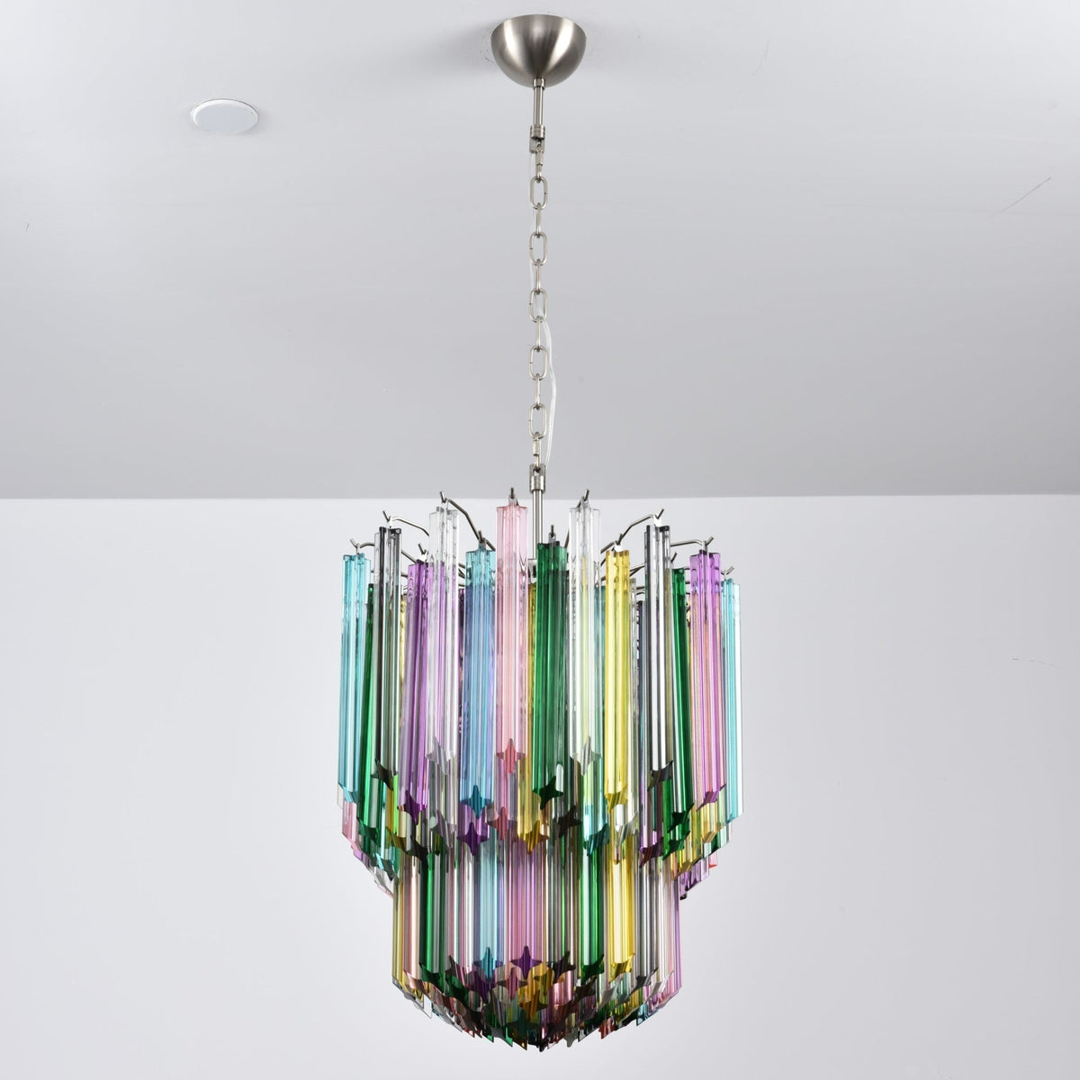 Celorelle Kroonluchter Murano glas Meerkleurig Prisma