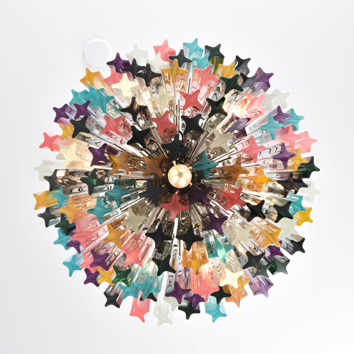 Celorelle Kroonluchter Murano glas Meerkleurig Prisma