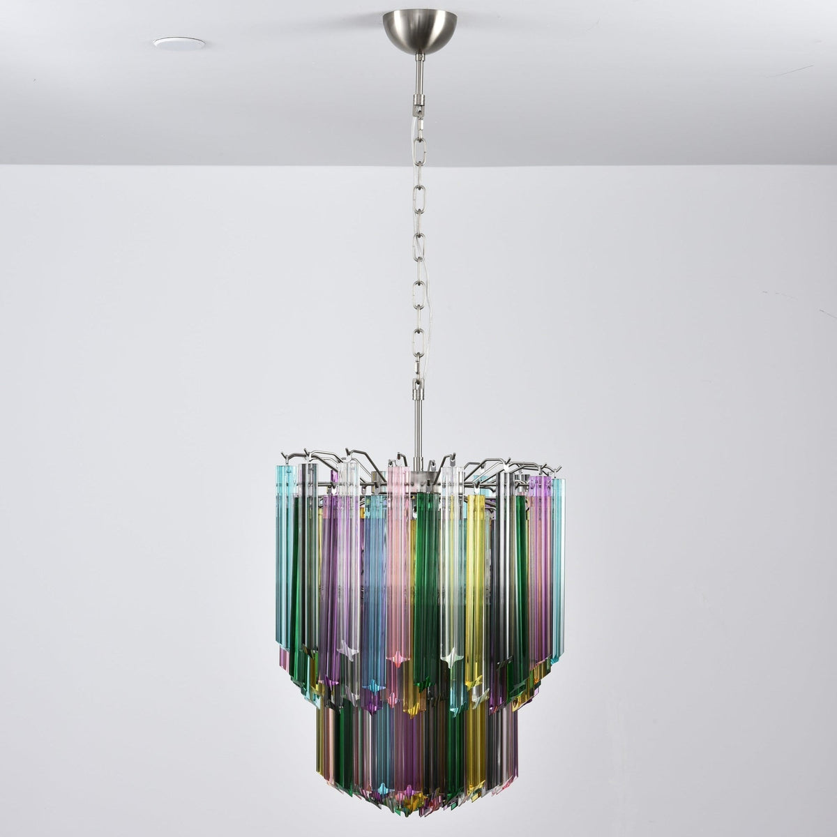 Celorelle Kroonluchter Murano glas Meerkleurig Prisma